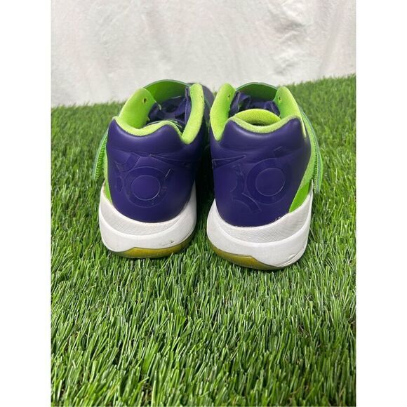 Nike id KD 4 Nerf Purple / Neon Green Sneakers Kevin Durant 532272-991 Size 7.5 - Picture 3 of 6
